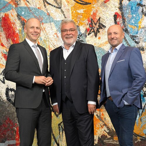 GESIBA Vorstand - Drei Männer